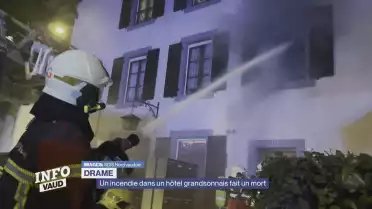 Un incendie dans un hôtel grandsonnais fait un mort