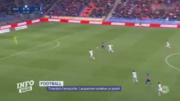 En football, Yverdon l&#039;emporte et Lausanne ramène un point