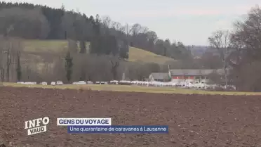 Une quarantaine de caravanes à Lausanne