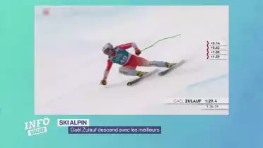 Gaël Zulauf descend avec les meilleurs