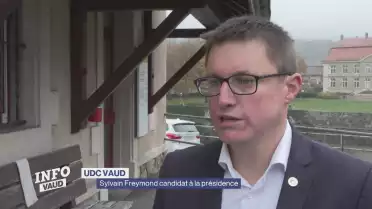 Sylvain Freymond candidat à la présidence de l&#039;UDC Vaud