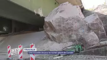 Une nouvelle vie pour le rocher géant de Corsier