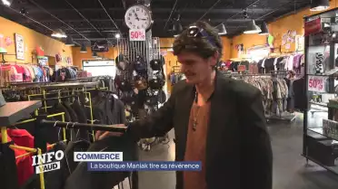 La boutique Maniak tire sa révérence