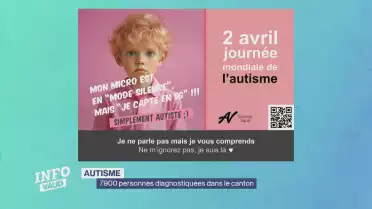 7900 personnes diagnostiquées autistes dans le canton