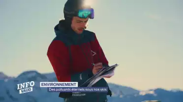 Des polluants éternels sous nos skis