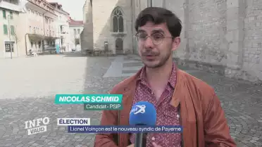Lionel Voinçon est le nouveau syndic de Payerne