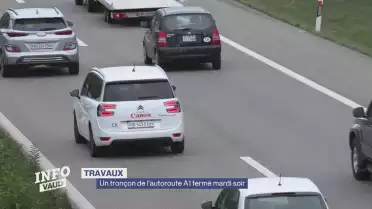 Un tronçon de l&#039;autoroute A1 fermé mardi soir