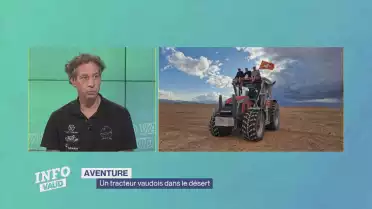 Traverser le désert avec un tracteur