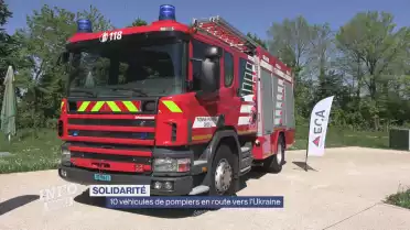 10 véhicules de pompiers en route vers l&#039;Ukraine