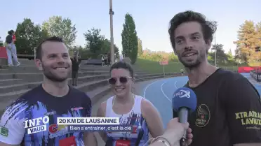 Entrainement groupé pour les 20 km de Lausanne