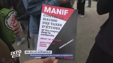 Mobilisation contre les coupes budgétaires à l&#039;UNIL