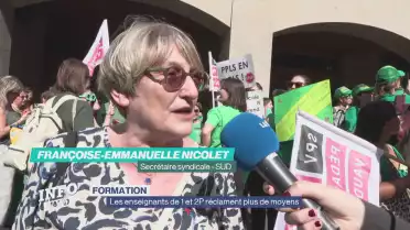 Les enseignants de 1 et 2P réclament plus de moyens