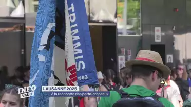 À la rencontre des porte-drapeaux de la Fête Fédérale