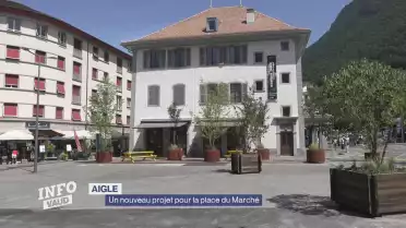Un nouveau projet pour la place du Marché d&#039;Aigle