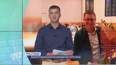 Sylvain Freymond est le président de l&#039;UDC Vaud