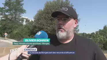 La piscine de Morges bat des records d&#039;affluence