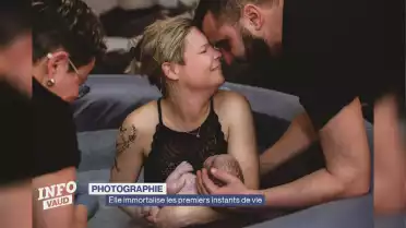 Elle immortalise les premiers instants de vie