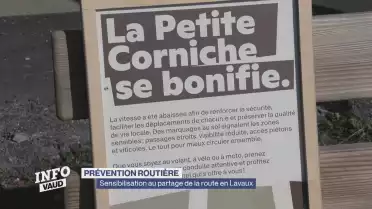 Un marquage pour sensibiliser au partage de la route