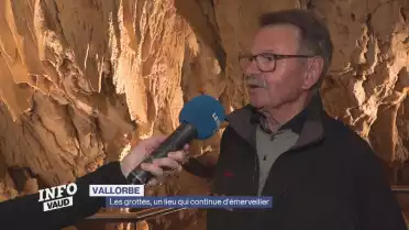 Les grottes de Vallorbe, un lieu qui continue d&#039;émerveiller