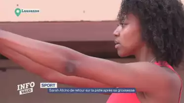 Sarah Atcho de retour sur la piste après sa grossesse
