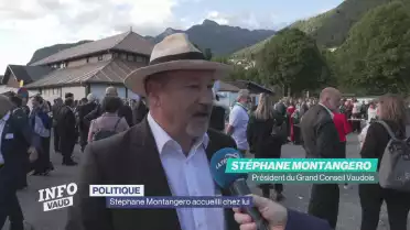 Le président du Grand Conseil vaudois accueilli à Aigle