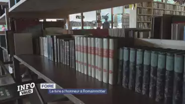 Le livre à l&#039;honneur à Romainmôtier