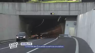 Le tunnel des Evouettes est ouvert à la circulation