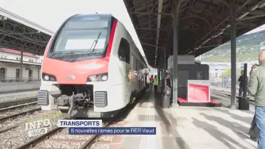 Transports : 8 nouvelles rames pour le RER vaud