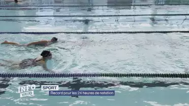 Record pour les 24 heures de natation