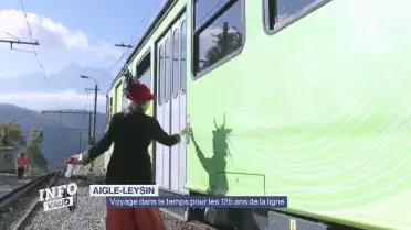 La ligne Aigle-Leysin remonte le temps pour ses 125 ans