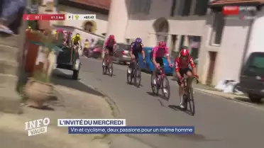 Vin et cyclisme, deux passions pour un même homme