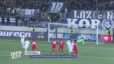 Près de 10&#039;000 supporters pour soutenir le Lausanne-Sport