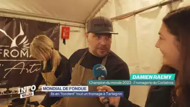 Le Mondial de fondue est de de retour à Tartegnin