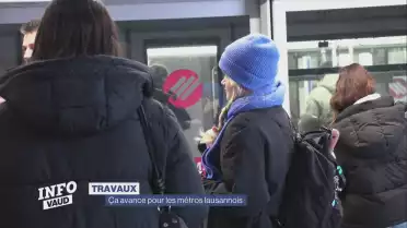 Les travaux pour les métros lausannois avancent