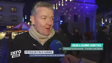 Au cœur du marché de Noël d&#039;Yverdon-les-Bains