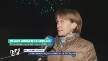 Une touche de magie dans les rues de St-Cergue