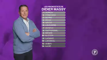 Le pronostic de la saison de Didier Massy