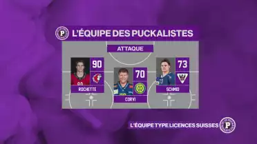 L'équipe type des joueurs à licence Suisse