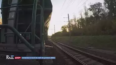 Immersion à bord du train de gravière