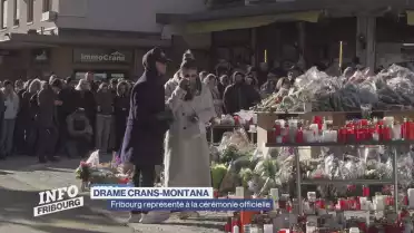 Fribourg à la cérémonie officielle pour Crans-Montana