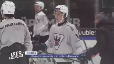 Hockey: intégration express dans un vestiaire déjà soudé