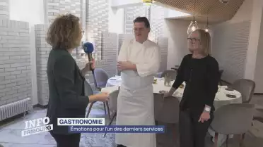 Émotions pour l'un des derniers services au Pérolles