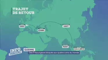 Des Fribourgeois bloqués aux quatre coins du monde