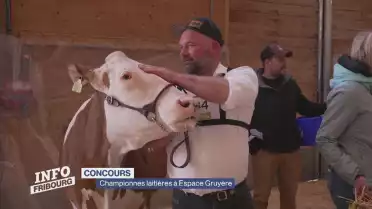 Championnes laitières à Expo Bulle