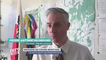 Incendie à Crans-Montana: Lausanne alerte ses établissements