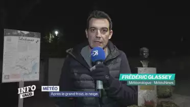 Après le grand froid, la neige