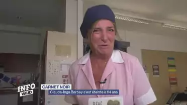 La comédienne Claude-Inga Barbey s'en est allée