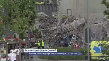 Effondrement de l'échafaudage à Malley: un rapport accablant