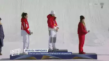 Mathilde Gremaud en or aux JO