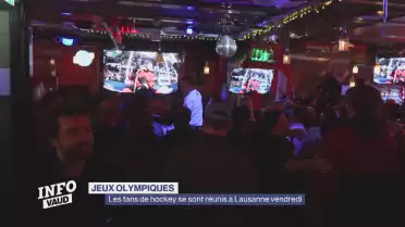 Les fans de hockey se sont réunis à Lausanne vendredi